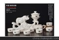 品匠陶瓷专利自动功夫茶具。如意猪描金。全金。白瓷。青花