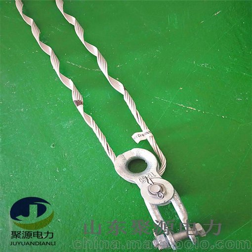 山東通訊材料供應(yīng)ADSS光纜用預(yù)絞式耐張線夾  聚源電纜固定夾批發(fā)圖片