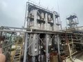 转让二手5吨三效蒸发器 高盐污水工业废水强制循环蒸发设备