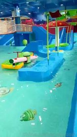 山东济南星力室内儿童水上乐园温暖如春 给熊孩子不一样的童年