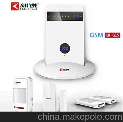 家庭、工廠(chǎng)、學(xué)校小區語(yǔ)音型GSM家用/商用防盜報警系統圖片