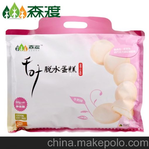 供應(yīng)促銷 汕頭森渡千葉脫水蛋糕 休閑零食品 糕點(diǎn)蛋糕300g批發(fā)圖片