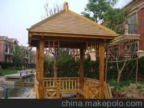 供應(yīng)青島防腐木青島防腐木涼亭制作園林工藝圖片