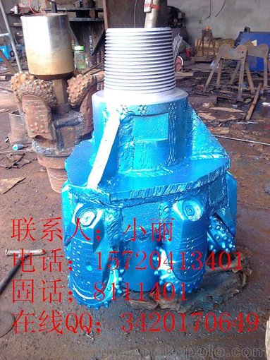 適應(yīng)軟中硬地層硬質(zhì)合金鉆頭 水井礦用密封、橡膠密封三牙輪鉆頭圖片