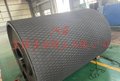林州滚筒包胶G林州大型滚筒包胶G林州菱形滚筒包胶G耐磨辊筒挂胶