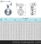 硬密封法兰蝶阀主要技术参数
