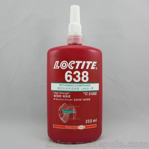 批發(fā)樂泰638膠水 高強度 裝配軸承和配合鍵固持強度更高圖片