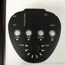 供应深圳丝印标牌厂生产pvc标牌电器面板pc铭牌洗衣机鼓泡面贴