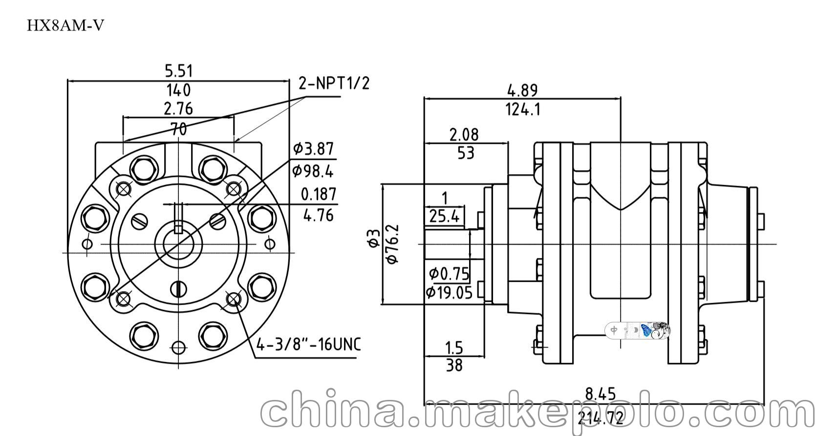 气动马达功率检测 宏信气动马达 工厂可定制 3.9kw 2500转