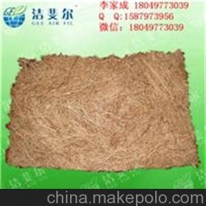 莆田市椰棕纖維網(wǎng) 棕黃色水過濾網(wǎng) 500*500*30mm圖片