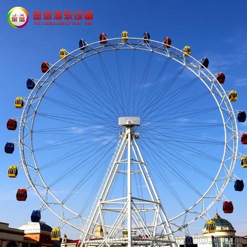 新款游樂(lè)設(shè)備項(xiàng)目歡樂(lè)谷同款摩天輪圖片
