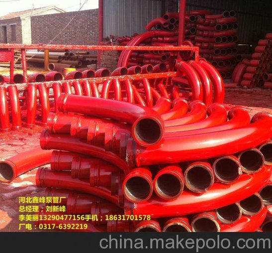 蘭州市泵管 布料機(jī) 砼泵配件，鑫峰廠家直銷(xiāo)圖片