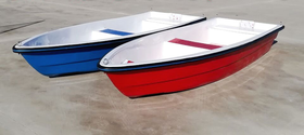 方舟/Fz供应3.8米玻璃钢手划船/保洁船精选工厂