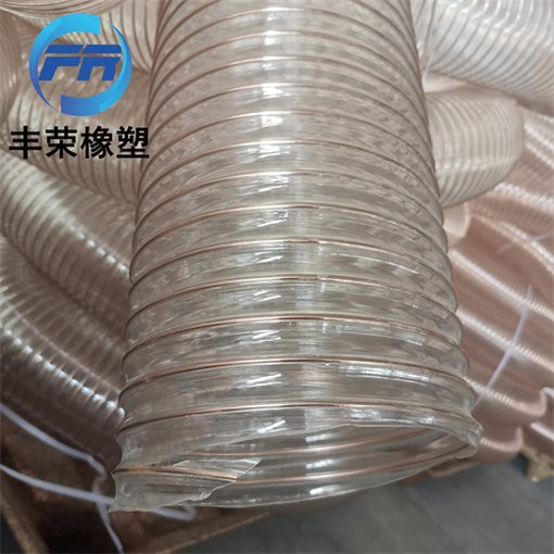 豐榮pu鍍銅鋼絲軟管通風(fēng)除塵管圖片
