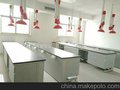 供应华之骏试验台尺寸定做、钢木结构实验台、中央钢木实验工作台