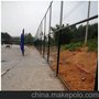 广州厂家直供绿色镀锌pvc包塑勾花网 蓝球场围栏 网球场护栏网