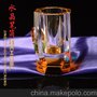 精兴水晶　毕业纪念品，贺洲毕业生纪念品，水晶笔筒