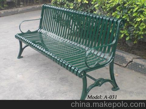 铸铁休闲椅生产厂家,钢质公园椅价格图片