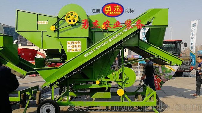 大型干濕兩用花生摘果機加工圖片