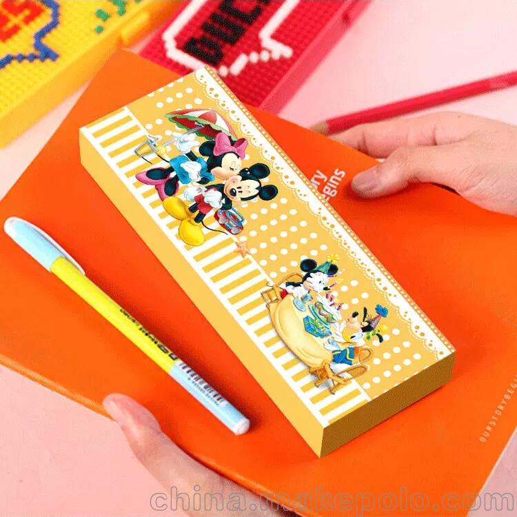 3d立体文具盒 三维立体画效果.