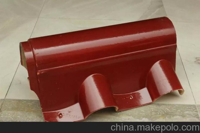 國家專利：高分子裝飾筒瓦—脊瓦圖片