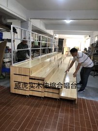 四層學(xué)校合唱臺音樂廳合唱臺中小學(xué)生合唱臺