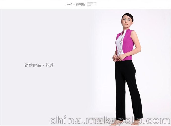 丹璐斯2013春夏特色青花之韻系列瑜伽服 休閑運動服飾95027 71002圖片