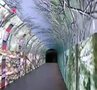 华泽光电led时光隧道屏360度体验时空变换室内led地砖屏互动