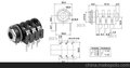 供应6.35MM耳机插座 麦克风插座 PJ-611