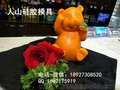 3D立体熊猫火锅牛油模具 kt猫火锅底料模具重庆四川火锅店专用模