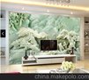 山东省平度市3D仿玉雕背景墙厂家直销