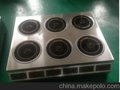 供应伊派2.5KW圆形煲仔炉，电磁台式六眼煲仔炉