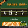 磁性田字格黑板贴 拼音田字格 教学磁铁贴板60*14.5CM