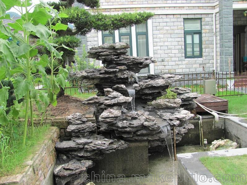 衢州園林景觀石風(fēng)景石 天然太湖石別墅花園假山石疊石英石