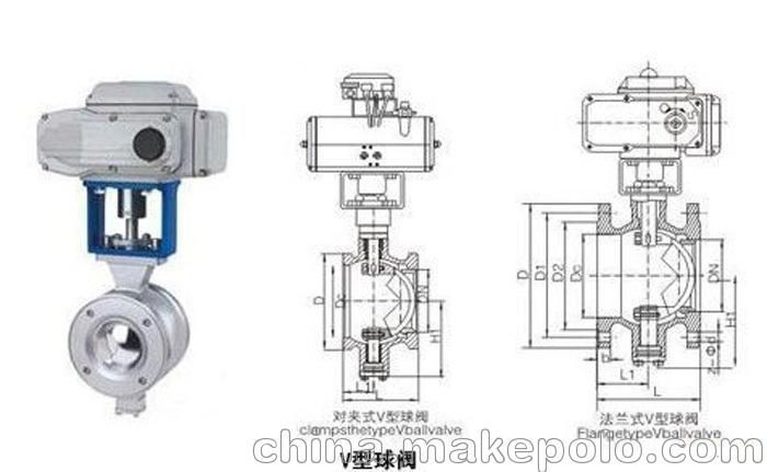 电动V型球阀|法兰球阀|不锈钢球阀|固定式球阀