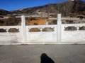 景区石栏杆配套设施-草白玉栏杆雕刻加工定做安装