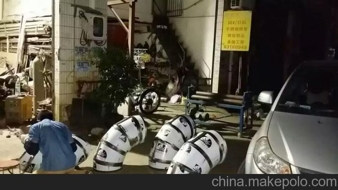 供應(yīng)廠家直銷201/304佛山市不銹鋼制品 拼接彎頭圖片