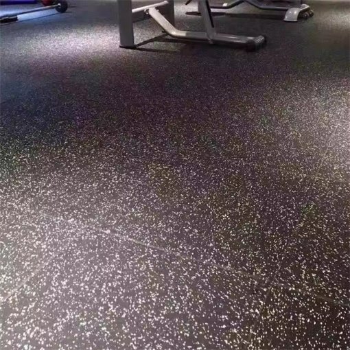 甘南 功能性無味減震墊 健身房仿木紋橡膠 緩沖減震地膠圖片