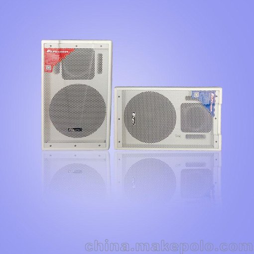 供應新款電教8寸定壓有線(xiàn)廣播信號輸入數字有源音箱100W功率圖片