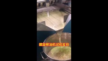 大型商用螺旋榨油机全自动菜籽花生榨油设备高出油率不冒渣