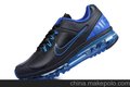 Nike air max 2013耐克全掌气垫黑蓝皮面情侣鞋