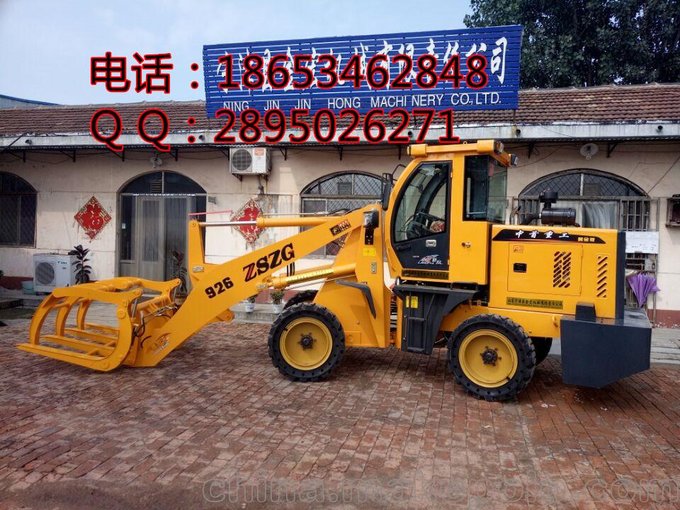 河南安陽抓木機圖片 裝載機改裝抓草機抓木機定做廠家圖片
