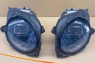 賓利20-24款飛馳矩陣LED鉆石大燈 電子扇 外拉手 水箱