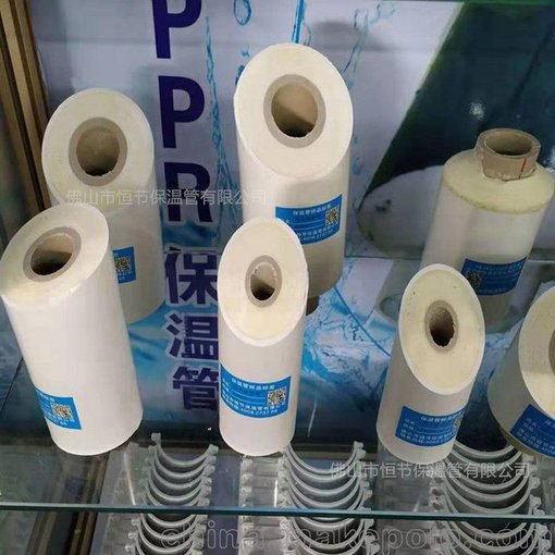 空調(diào)防凍冷凝水保溫管 恒節(jié)PVC外殼熱水保溫管 耐高溫防爆裂圖片