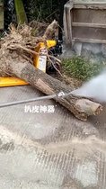 500斤高壓剝樹(shù)皮根雕去皮 為后續(xù)雕刻 木材表面清洗和去皮