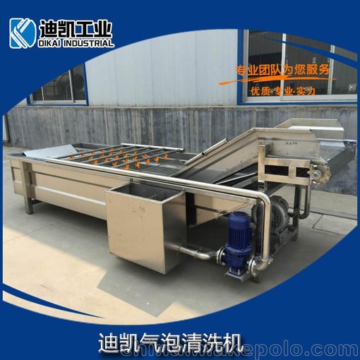 供應(yīng)多功能氣泡清洗機(jī) 蔬菜水果清洗機(jī) 果蔬凈菜加工流水線設(shè)備廠圖片
