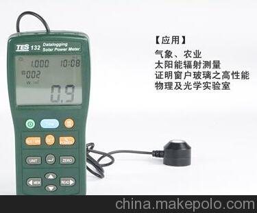 供應泰仕TES-132太陽(yáng)能功率表(記錄型)圖片