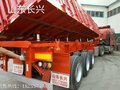 平板侧翻自卸半挂车
