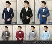 2016新款西服套装商务修身小西装新郎结婚礼服职业正装
