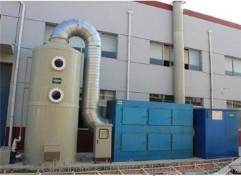 水噴淋廢氣凈化塔廢氣處理設備圖片